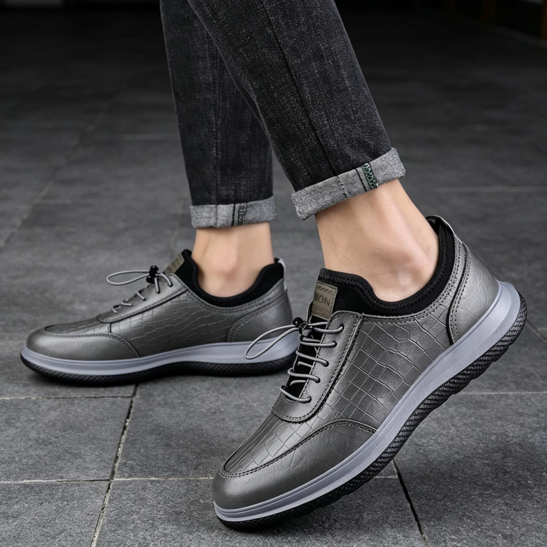 Men Elegant and Stylish Leather Sneakers Mune Fashion