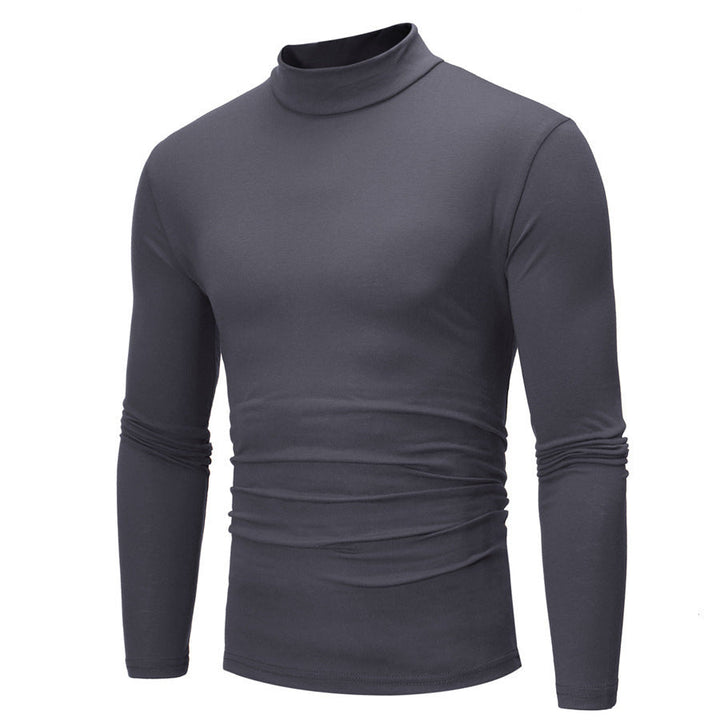 Men's Turtleneck Sweater Made Of Soft Jersey Mune
