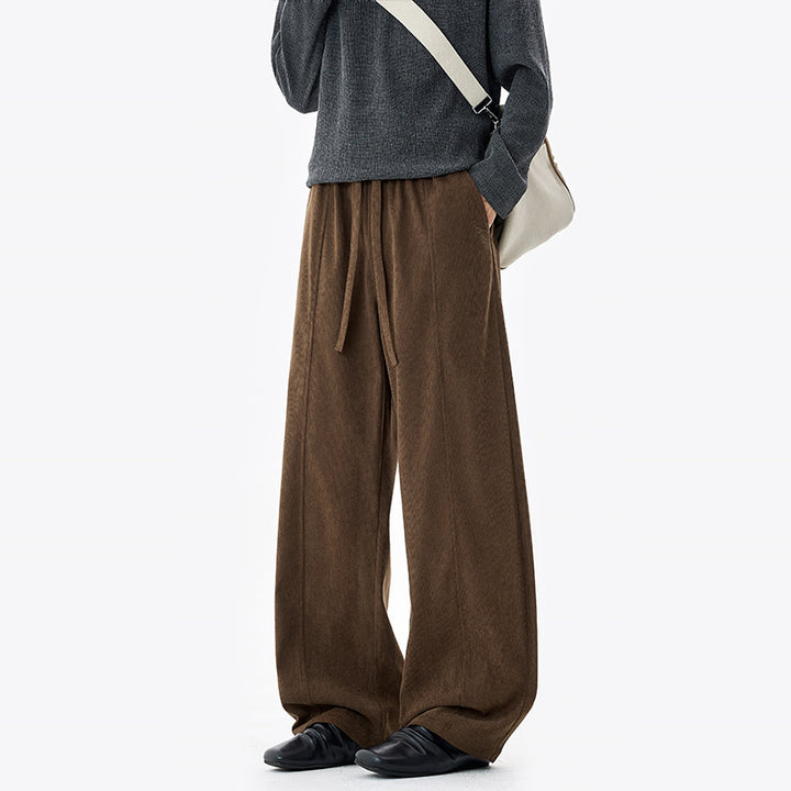 Men Wide-Cut Culotte Pants Mune Fashion