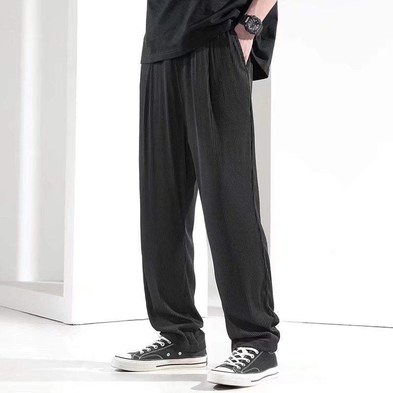 Men's Casual Pleated Pants Mune Fashion