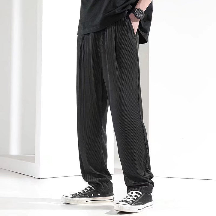 Men's Casual Pleated Pants Mune Fashion