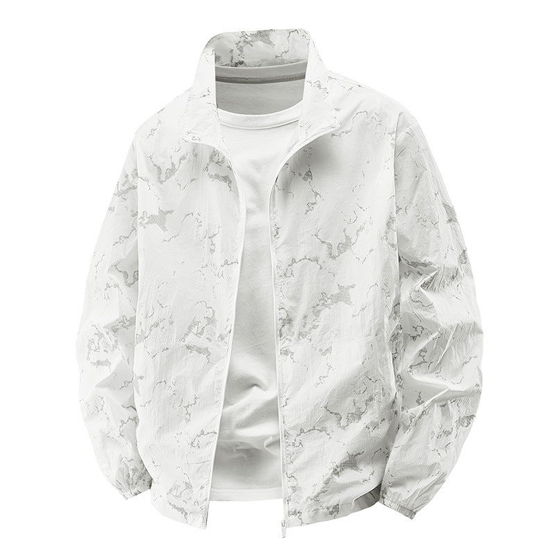 Men's Lightweight Transitional Jacket with High Collar Mune Fashion 1787797311