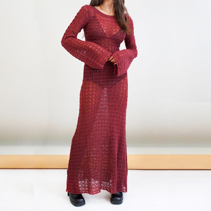 Women’s long, crocheted beach dress Mune Fashion