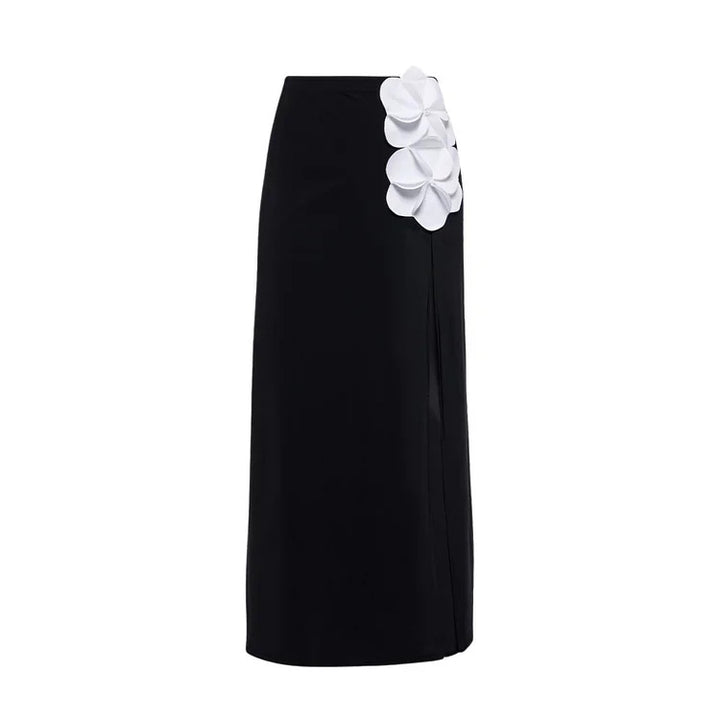 Women's swimsuit with floral top and elegant maxi skirt Mune Fashion