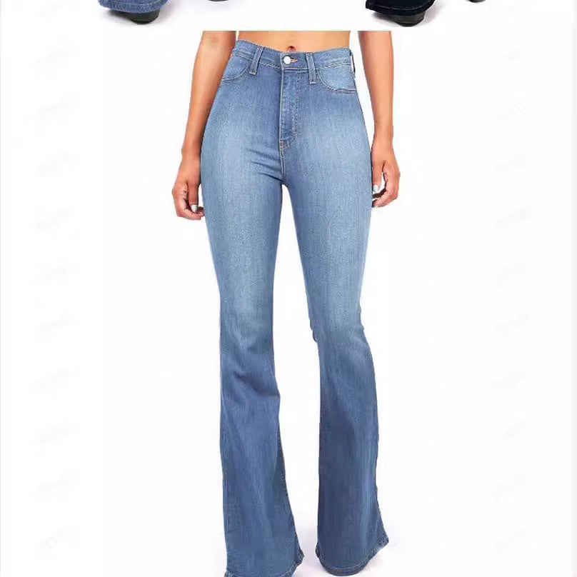 Women's nan jeans with high waist and slight flare Mune Fashion