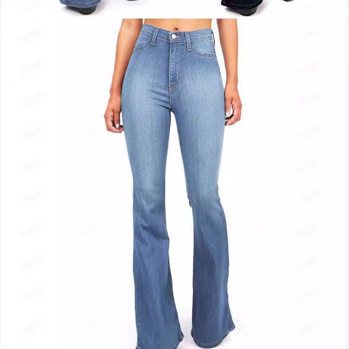 Women's nan jeans with high waist and slight flare Mune Fashion