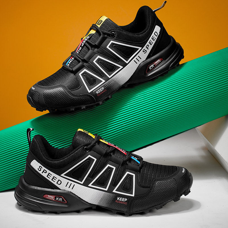 Men's nan robust Trail running shoe with shock-absorbing EVA midsole and grippy profile outsole Mune Fashion