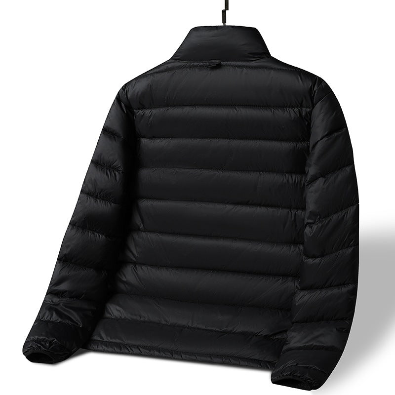 Men's ultralight packable quilted jacket with thermal padding & stand-up collar Mune Fashion