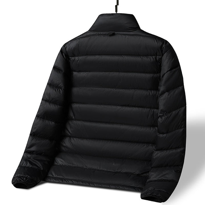 Men's ultralight packable quilted jacket with thermal padding & stand-up collar Mune Fashion