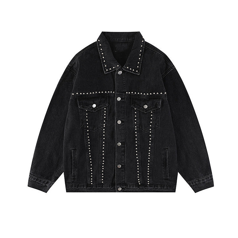 Men's Fashion Jeans Jacket with Studs Mune Fashion