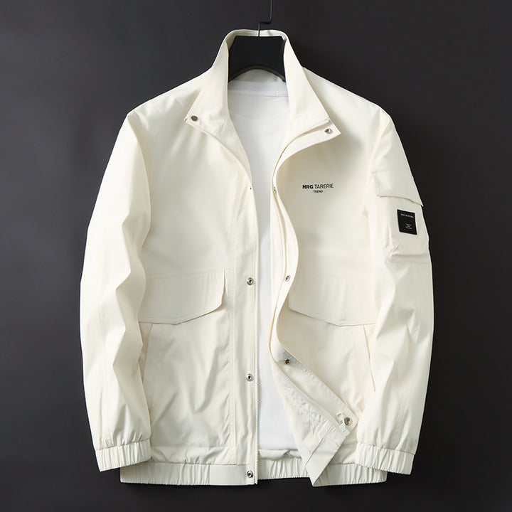 Men's functional field jacket with standing collar, arm pocket, and flap pockets Mune Fashion