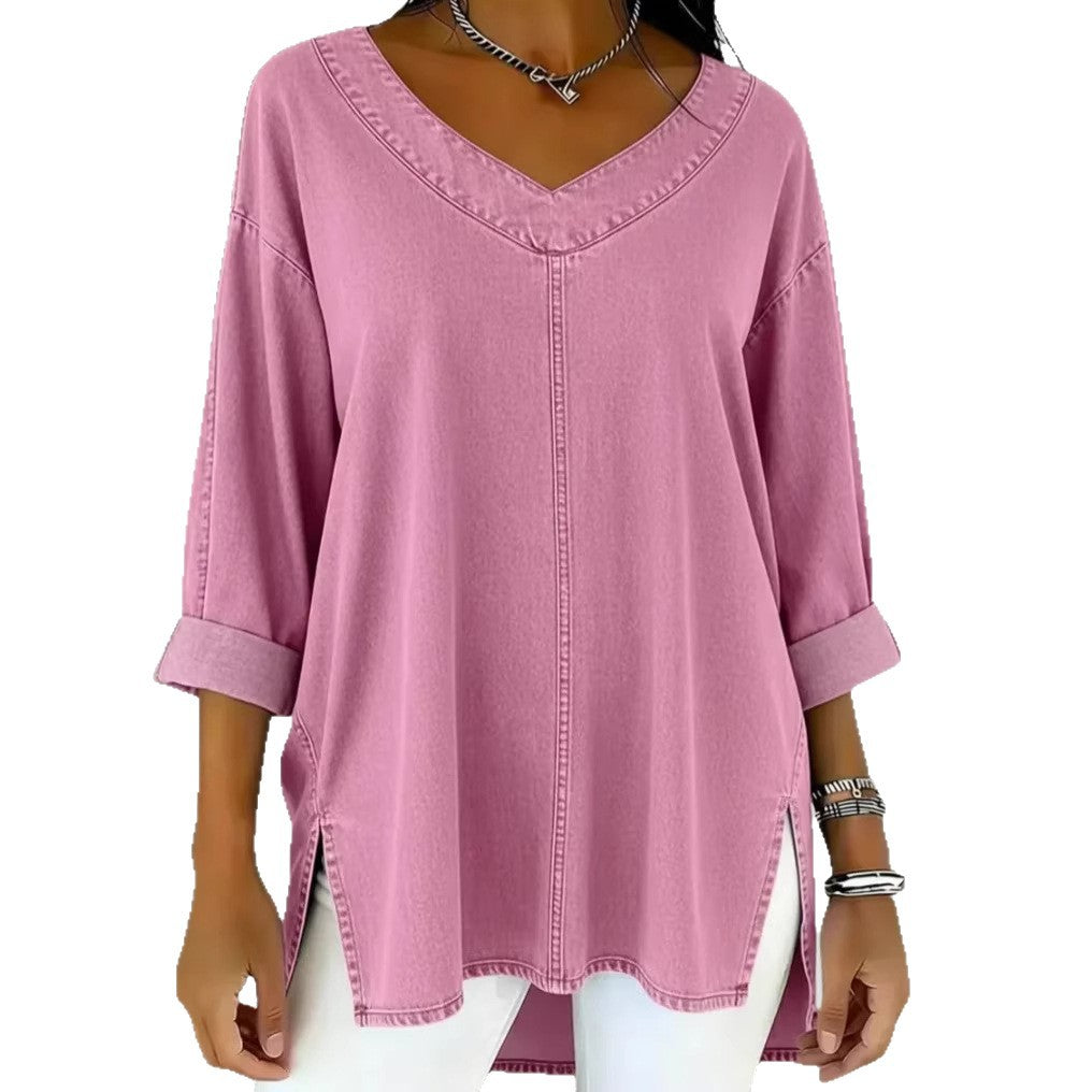 Women's Casual Denim Tunic