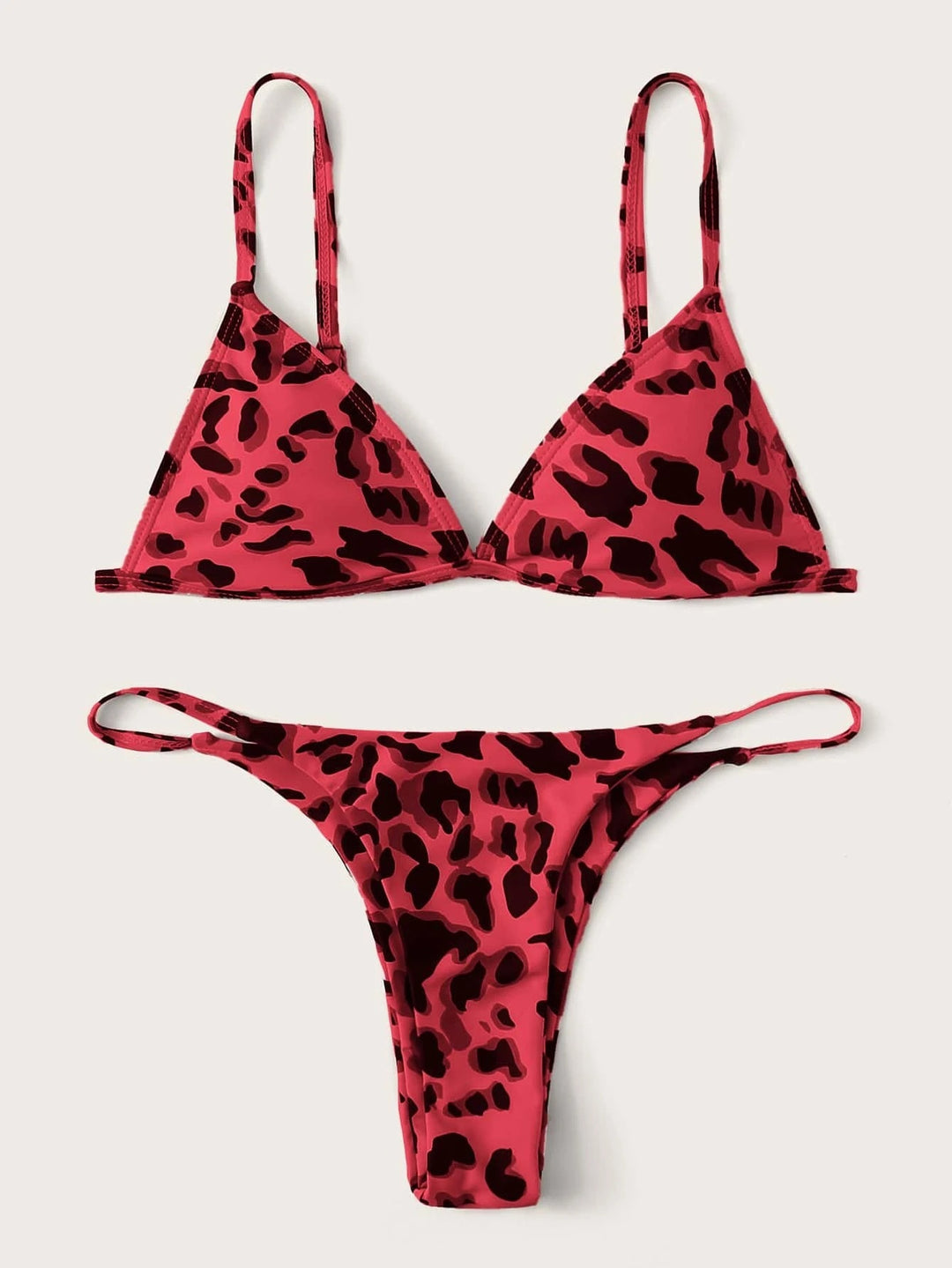 Women's triangle bikini with exciting leopard design Mune Fashion