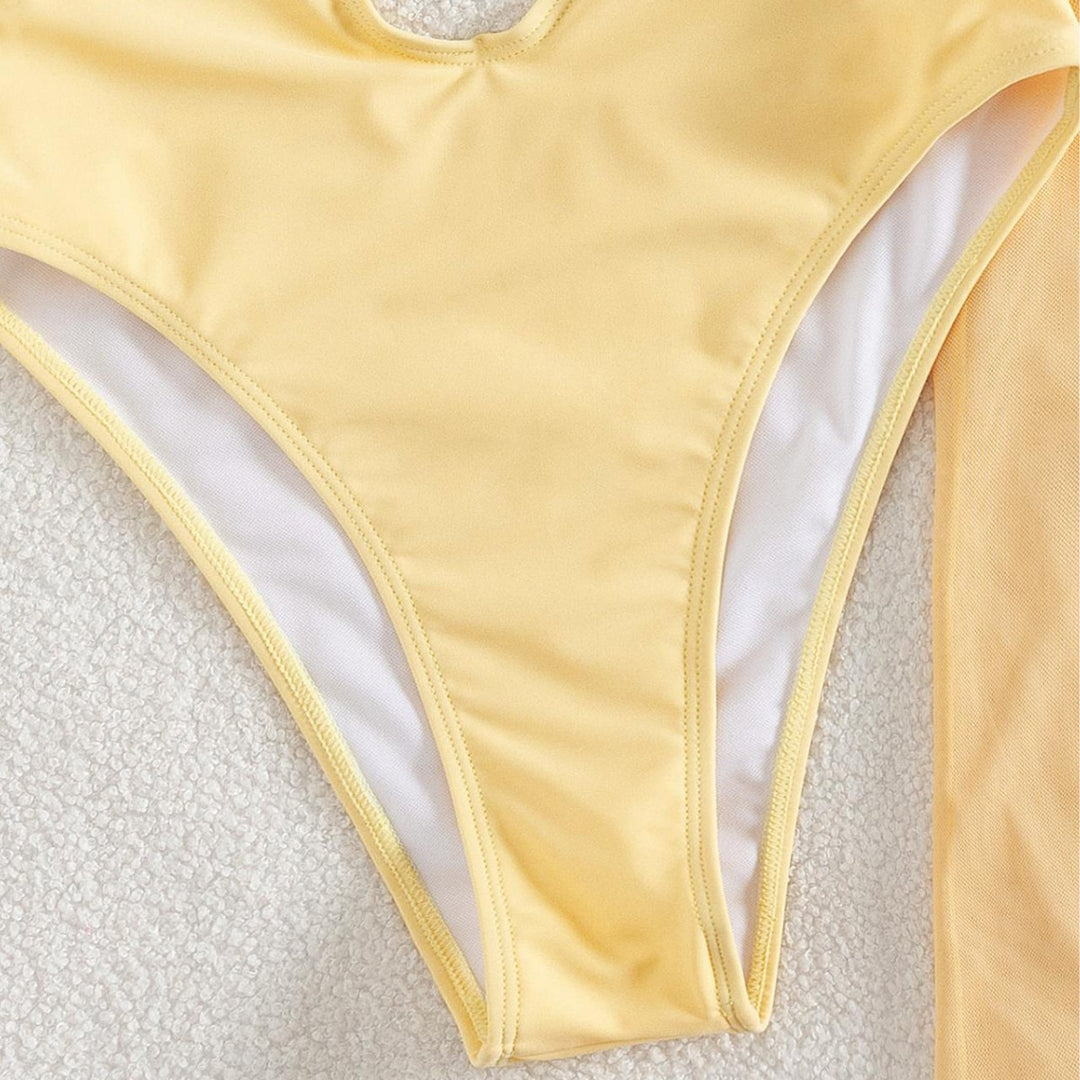 Women's Cut-Out Swimsuit with Unique Ring Detail Mune Fashion