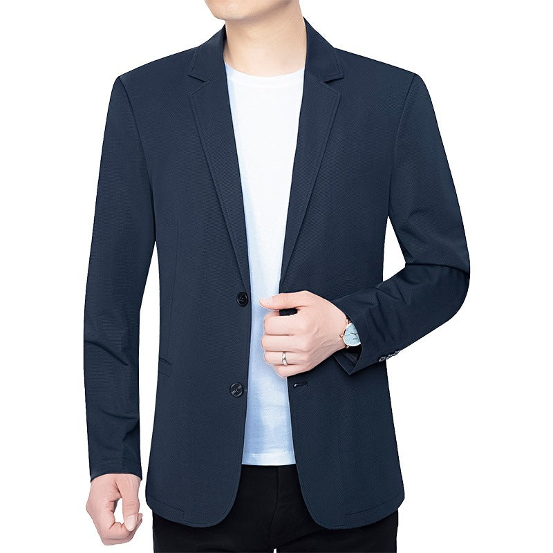 Men's Blazer slim fit Business-Casual with breathable mesh lining and stretch Mune Fashion