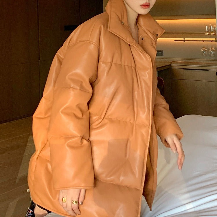 Ladies Fashion Oversized Down Jacket Mune Fashion