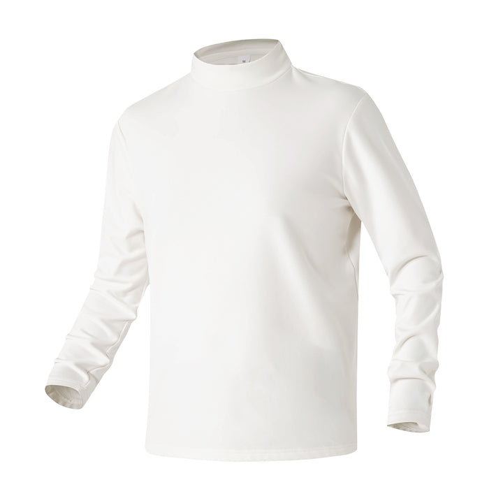 Damen Slim-Fit Langarmshirt mit Stehkragen aus funktionalem Jersey Mune Fashion