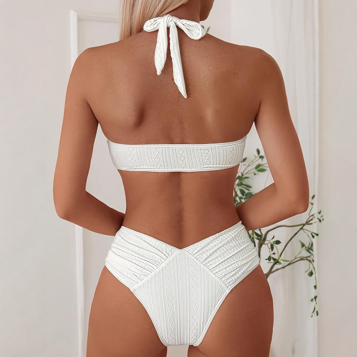 Ladies bandeau bikini with innovative wrap design and figure-flattering cut Mune Fashion