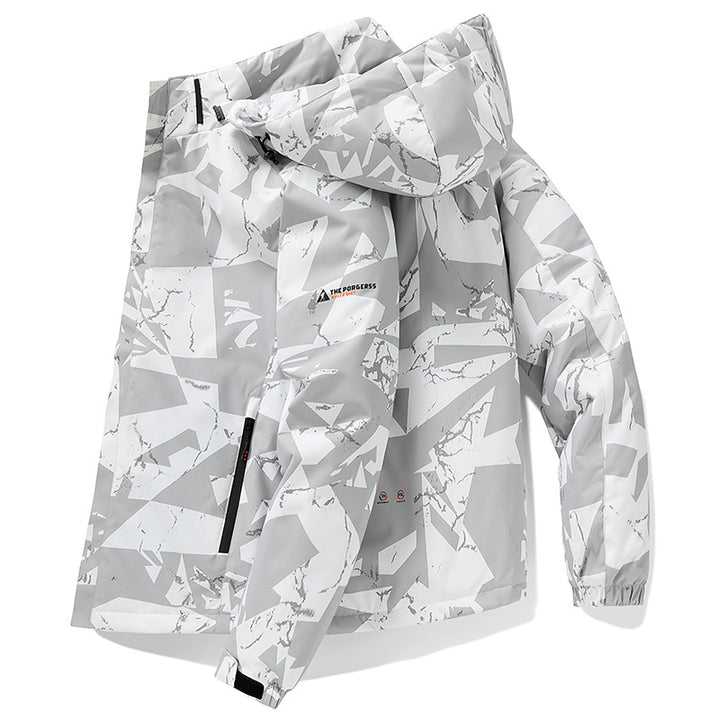 Men's urban functional jacket with hood Mune Fashion