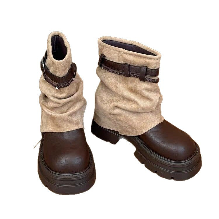 Women’s Fashionable and Comfortable Ankle Boots Mune Fashion