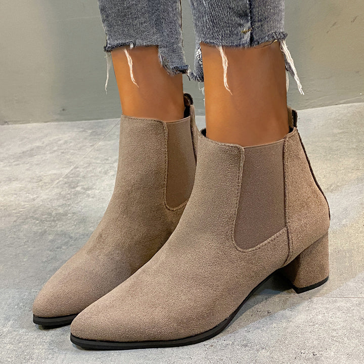 Ladies Elegant Ankle Boots Mune Fashion