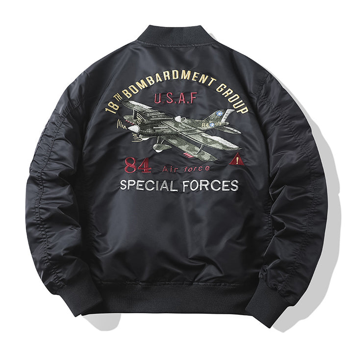 Men's Urban Bomber Jacket with Embroideries Mune Fashion