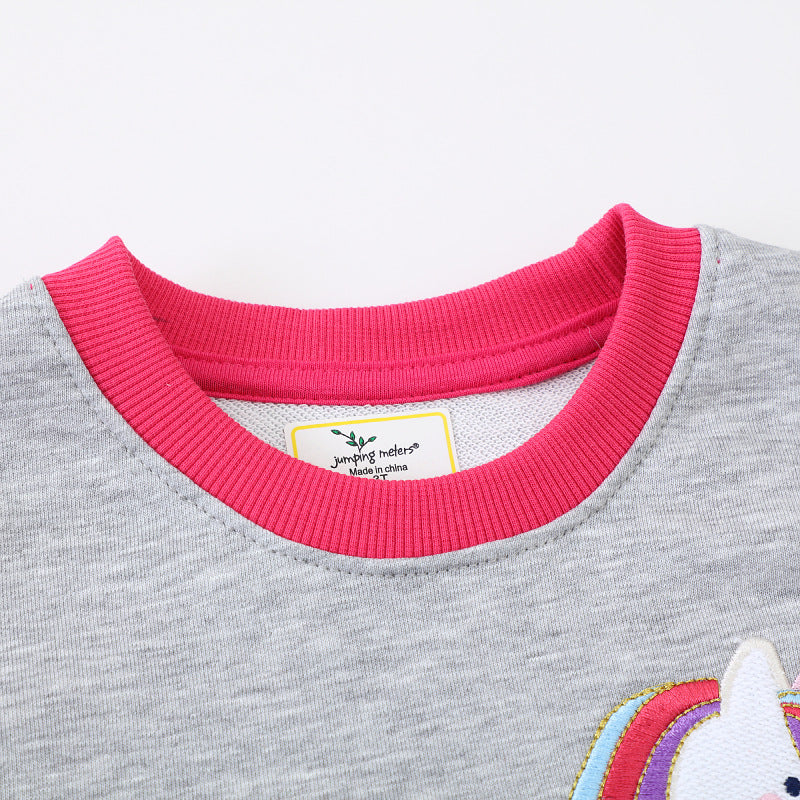 Girls sweatshirt with colorful unicorn motif Mune Fashion