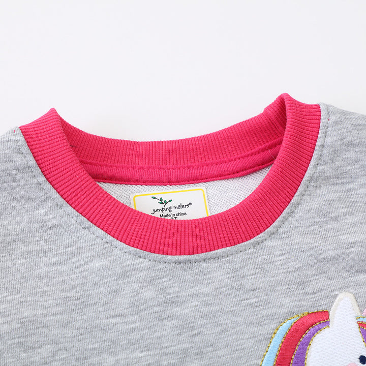 Girls sweatshirt with colorful unicorn motif Mune Fashion