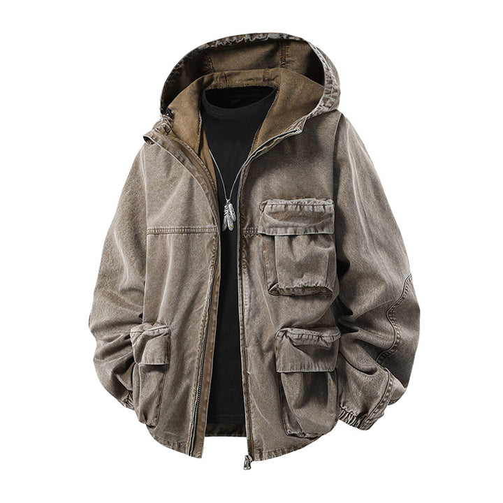 Men's Multifunctional Cargo Jacket with Practical Pockets Mune Fashion