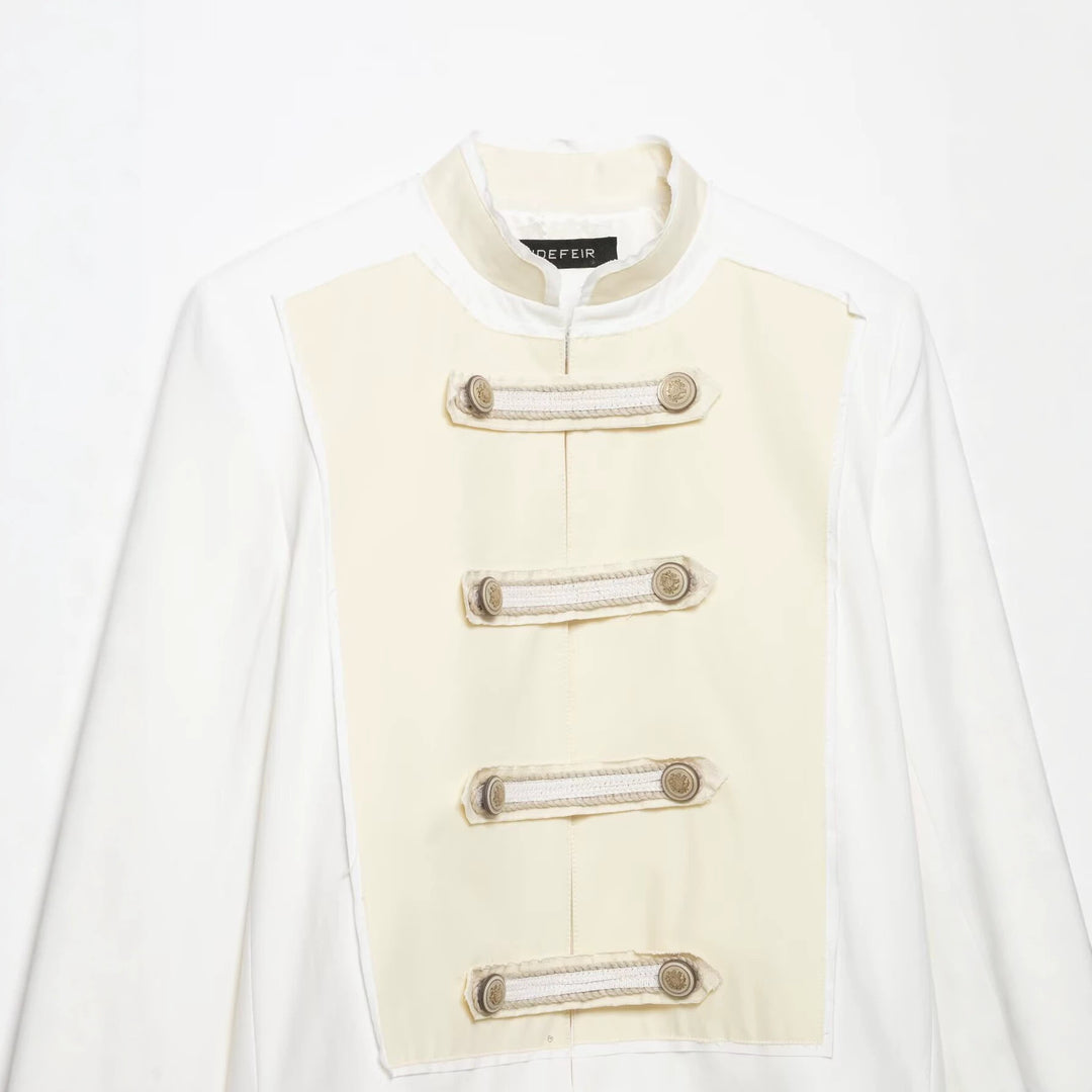 Ladies short jacket in a military-inspired look with cord application Mune Fashion
