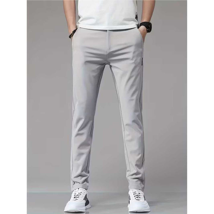 Men's Functional Sports Pants with Elastic Waistband and Side Zippers Mune Fashion