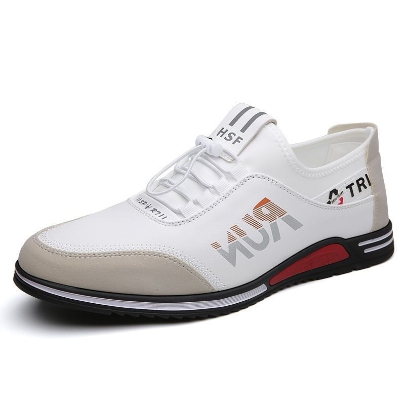 Men's Slip-On Sneaker with Elastic Quick-Lace and Neoprene Comfort Collar Mune Fashion