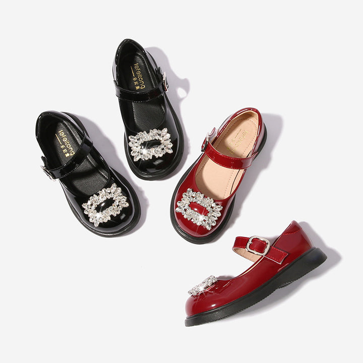 Women's ballerinas with fashionable rhinestone embellishment Mune Fashion