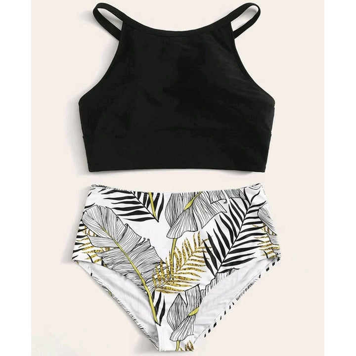 Women’s bikini set with high-cut bottoms and sporty top Mune Fashion