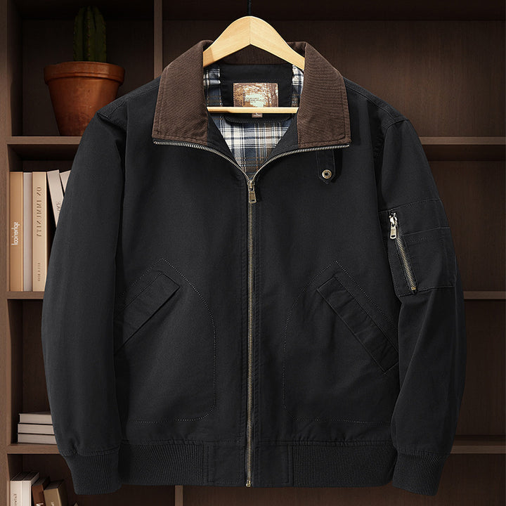 Men's Cord Collar Field Jacket Mune Fashion