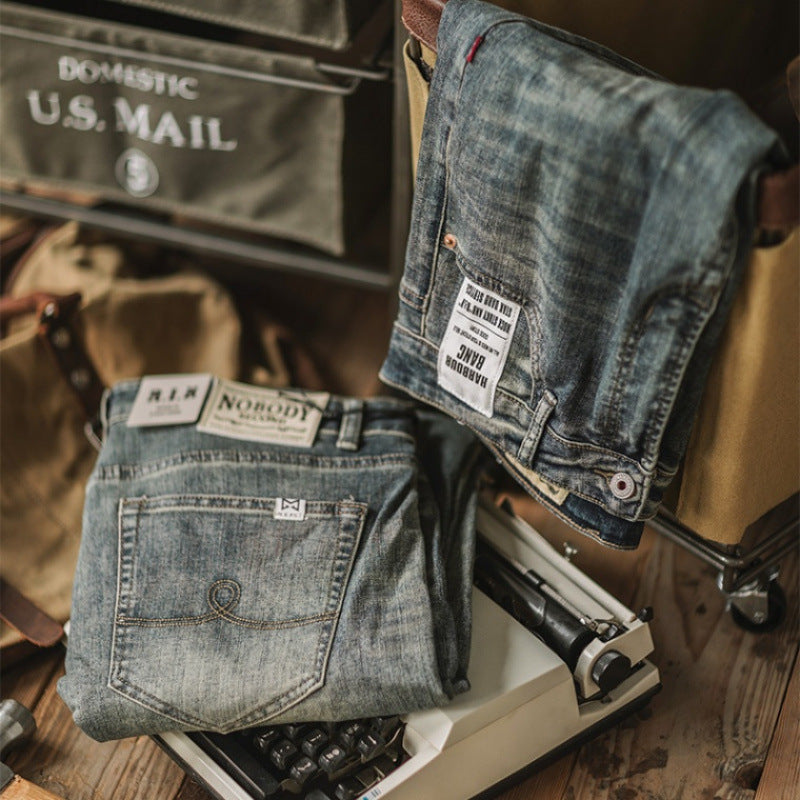 Men's Loose Jeans with Casual Cut Mune Fashion