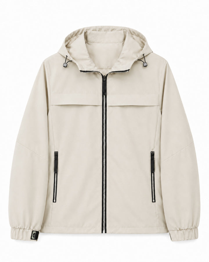 Men's Light Transition Jacket with Adjustable Hood Mune Fashion