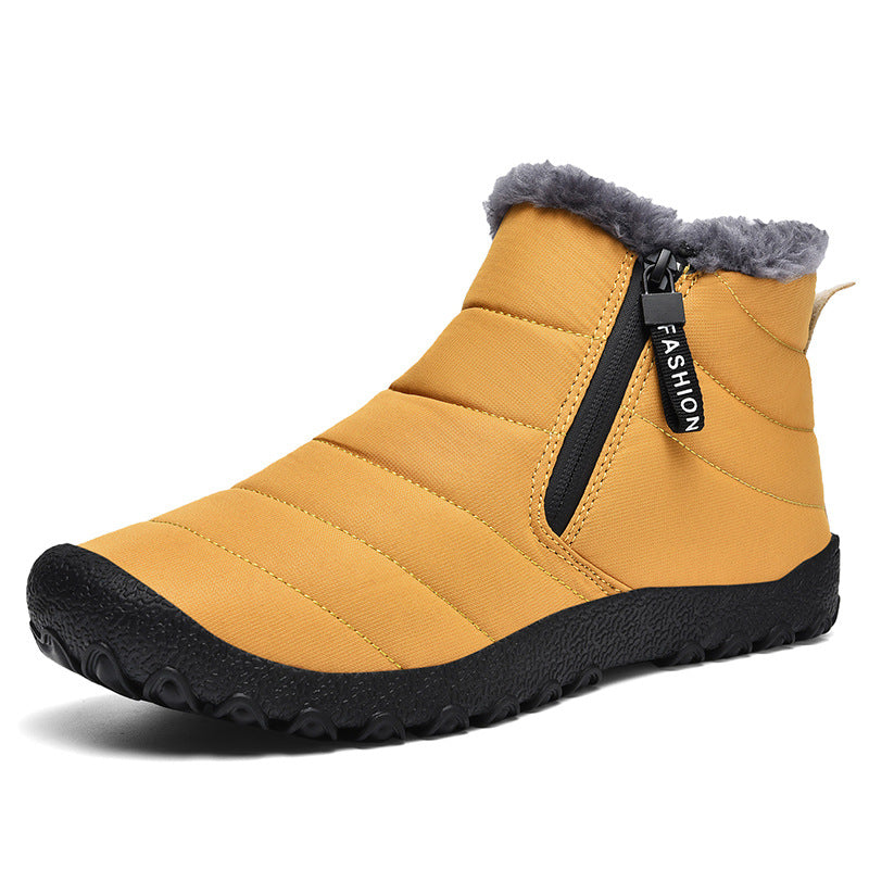 Ladies Padded Winter Short Ankle Boot with Teddy Lining and Zipper Mune Fashion