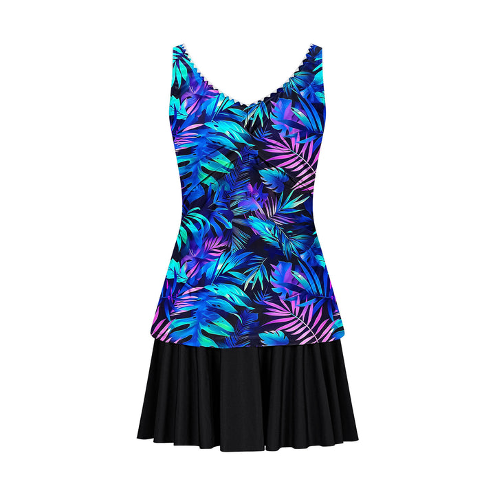 Ladies swim underwear with elegant skirt Mune Fashion