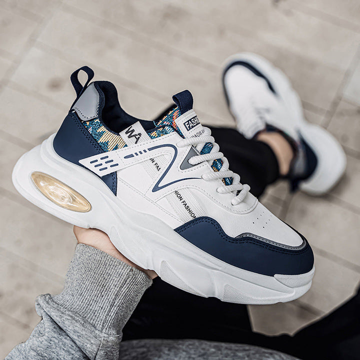 Women's Fashion Sneakers with Innovative Upper Material and Shock-Absorbing Sole Mune Fashion