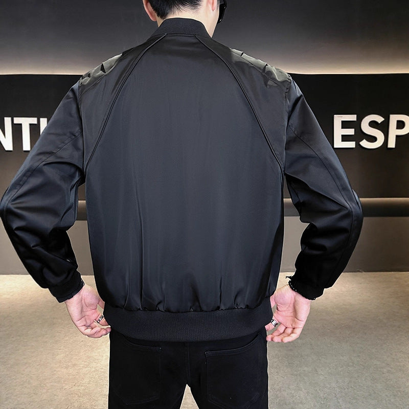 Men's Fashion Bomber Jacket with Practical Pockets Mune Fashion