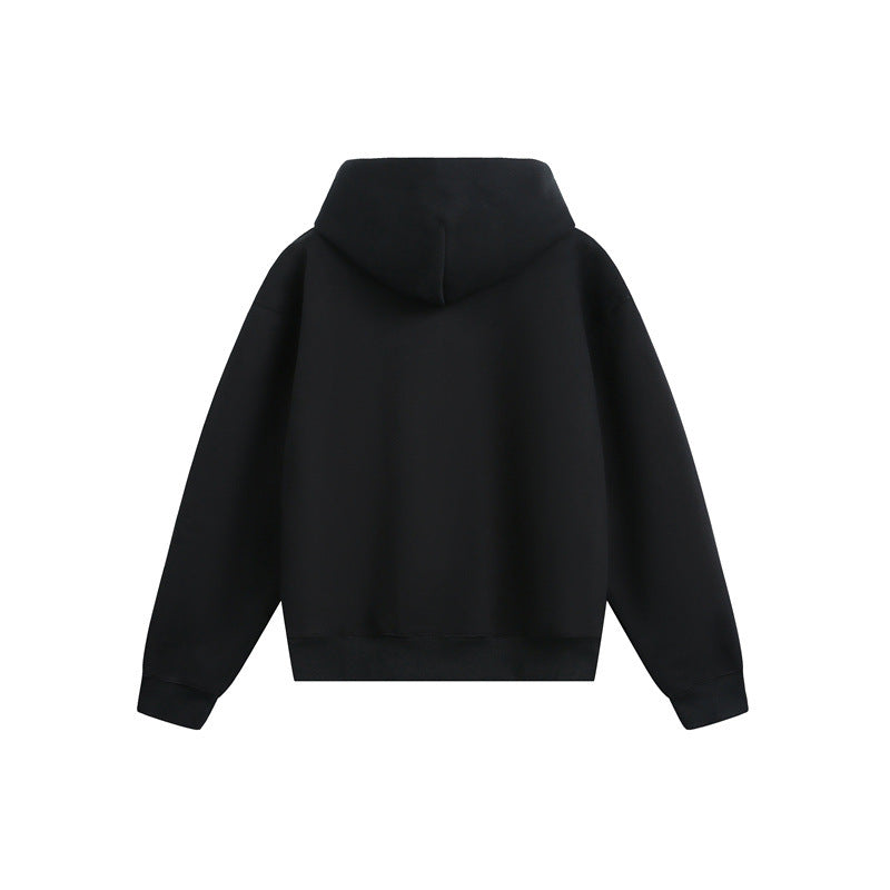 Unisex hoodie in oversized fit with blurred figure graphic print Mune Fashion