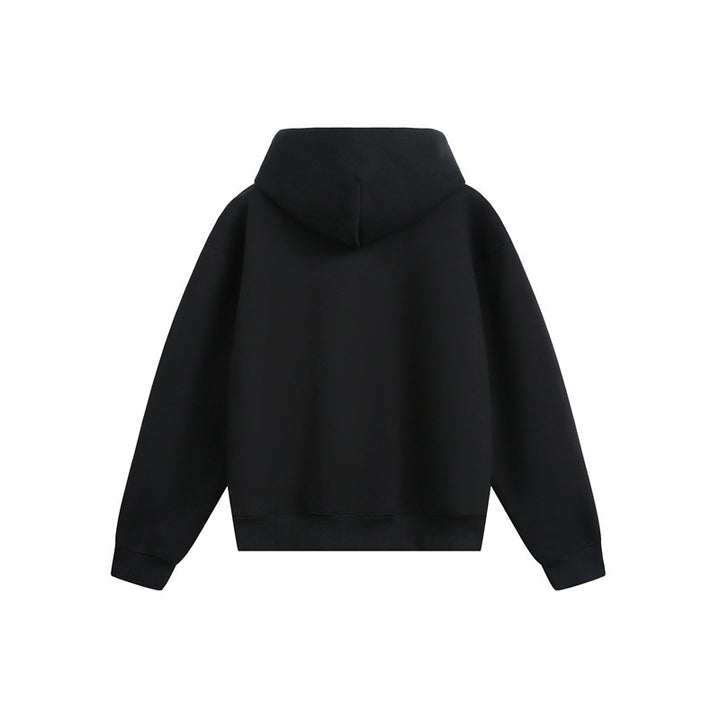 Unisex hoodie in oversized fit with blurred figure graphic print Mune Fashion