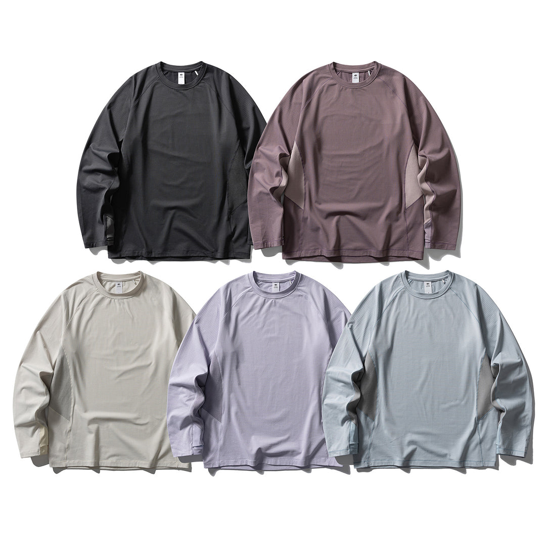 Unisex Structured Long Sleeve Thermal Layer with Raglan Sleeves and Side Ventilation Panels Mune Fashion