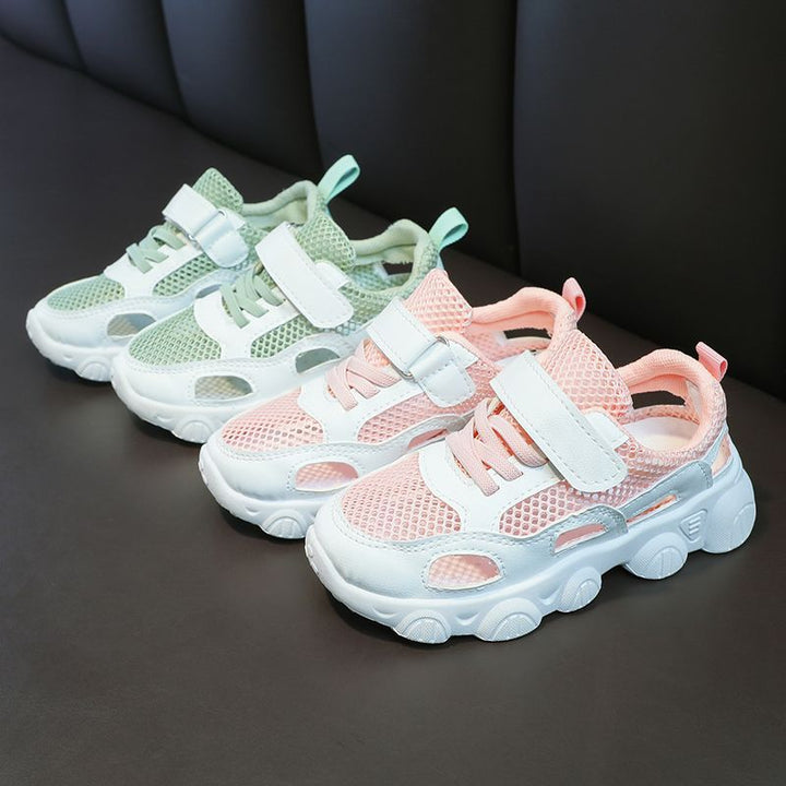 Ladies breathable casual sneakers with adjustable hook-and-loop fastener and non-slip sole Mune Fashion