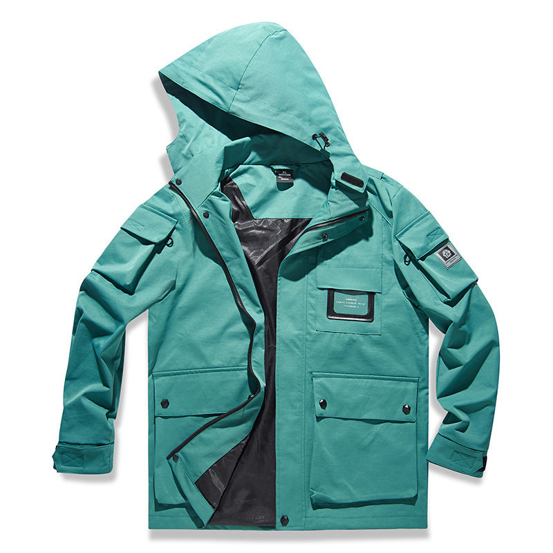 Men's Urban Tech Parka with hood, multifunctional pockets and thermal insulation Mune Fashion