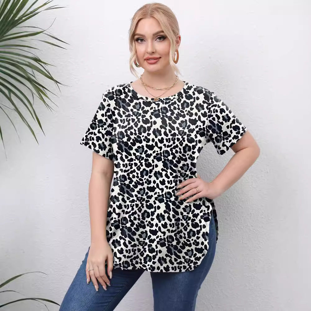 Women's casual T-shirt with modern tie-dye design Mune Fashion
