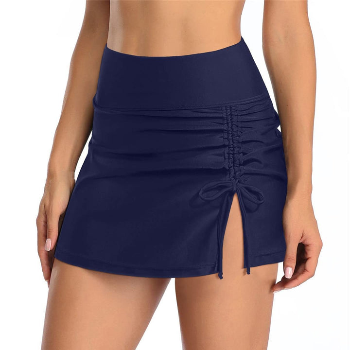 Women's wrap skirt with side gathering element Mune Fashion