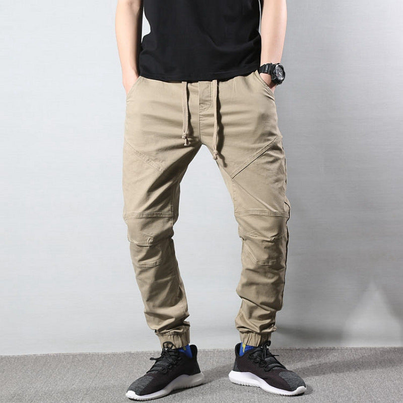 Men's Comfortable Cargo Pants with Elastic Waist Mune Fashion