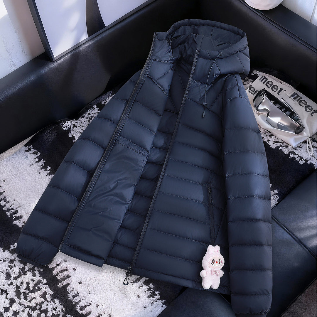 Women's Lightweight Quilted Jacket with Hood Mune Fashion